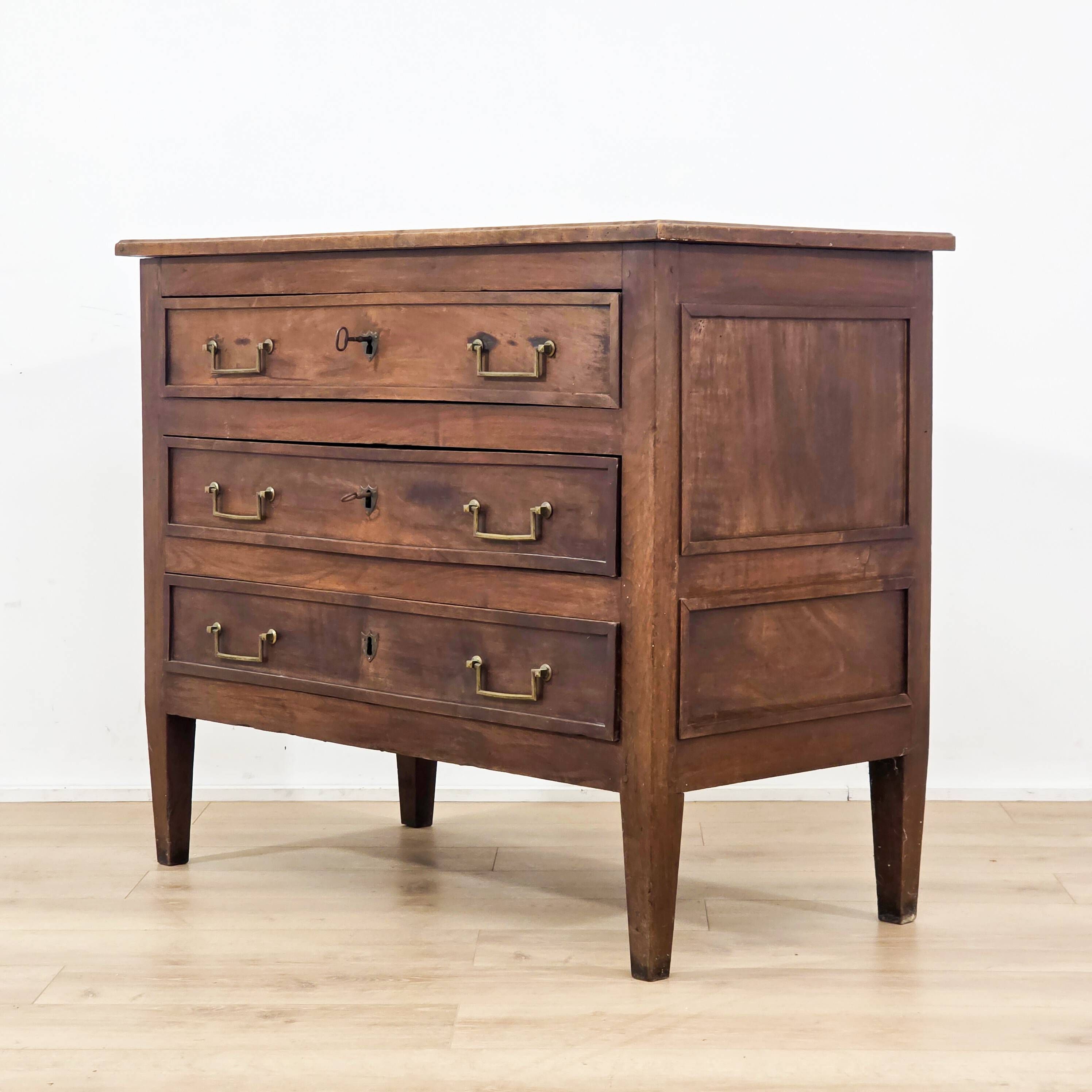 Solid wood commode in Louis XVI style / late 18th century