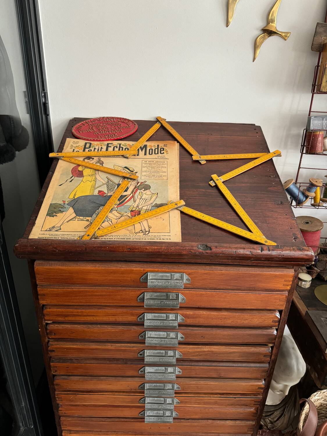 Old printing furniture
