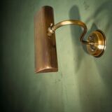 Industrial aged brass wall  picture light