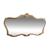 Grand miroir bois doré style Louis XV 166cm