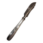 Butter knife with silver metal handle, goldsmith SFAM art deco style