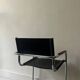 Black chrome tubular armrest chair, after Mart Stam - Breuer, 1970