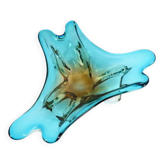 Large Murano blown glass bowl/dish, 1960s