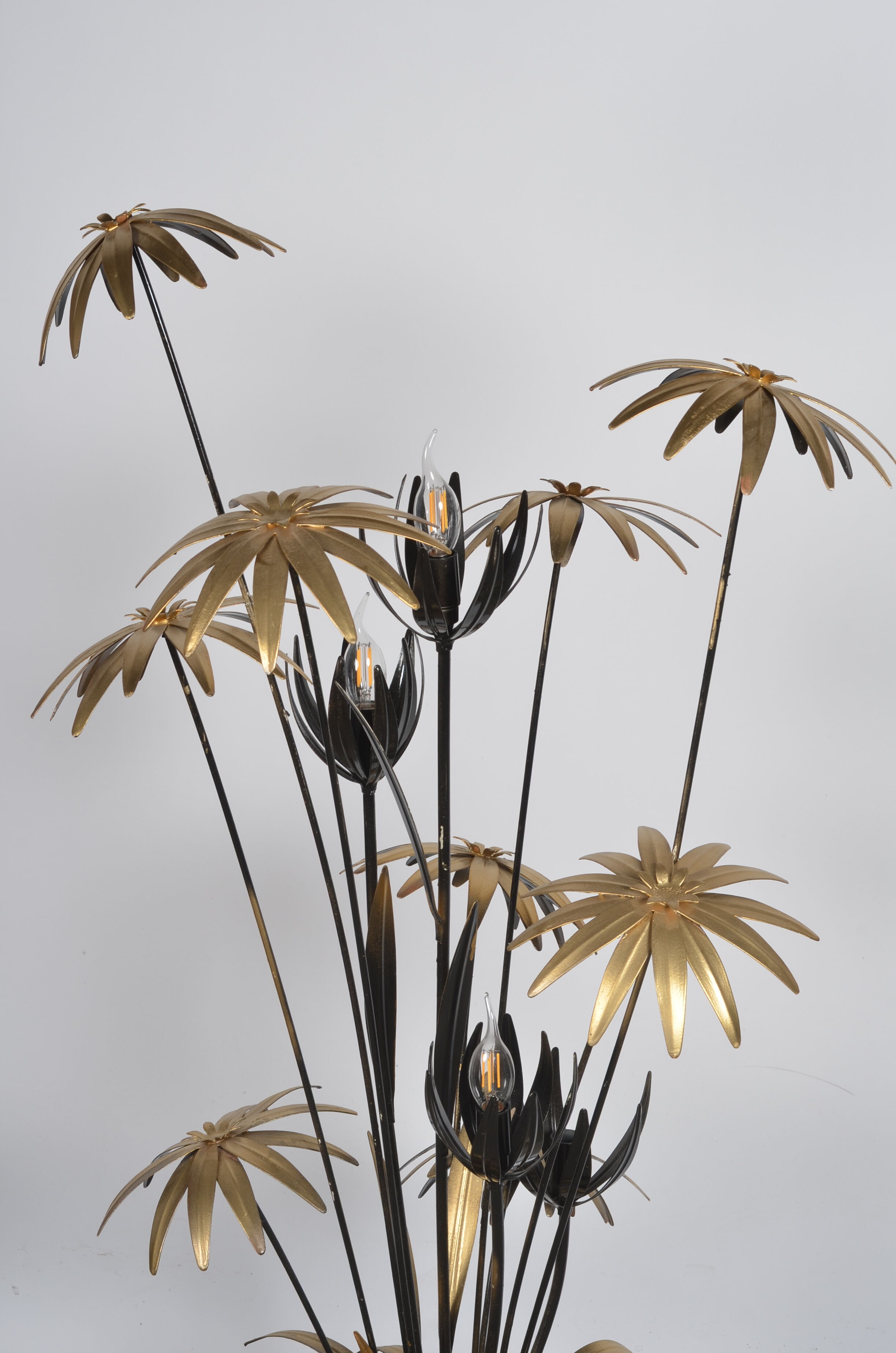 Lampadaire floral Hans Kogl pour Jansen 1970