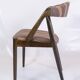 Ensemble de 6 chaises de salle à manger modèle 31 réalisées en bois foncé par Kai Kristiansen