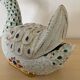 Italian porcelain bird candy box from the 70s