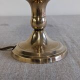 Lampe de chevet en verre de Clichy