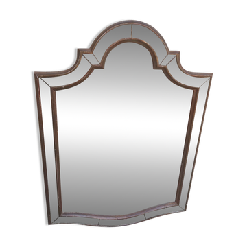 Old stucco mirror