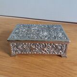 Silver plated jewelry box