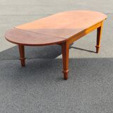 Refectory table with flaps in solid oak