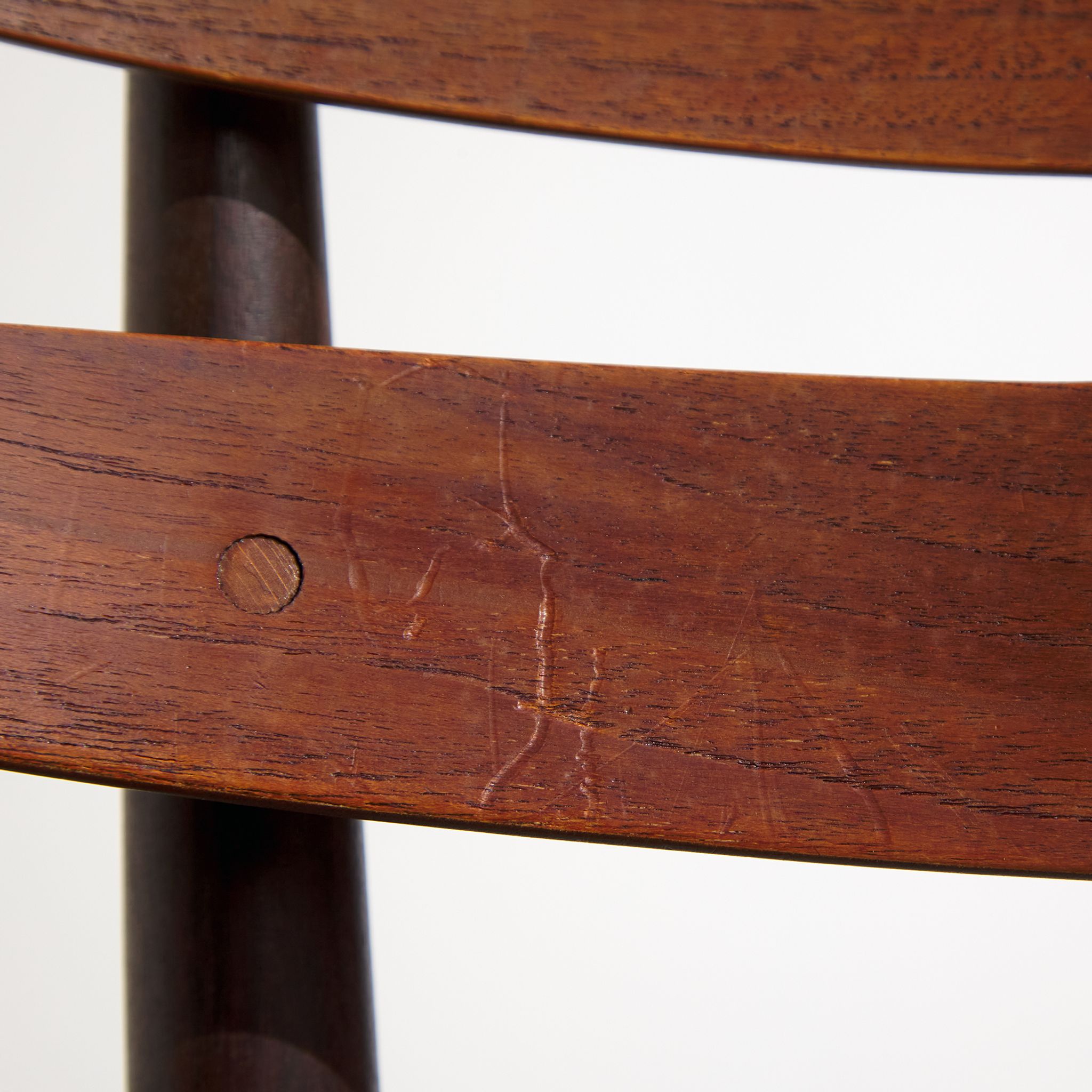 Model 178 teak dining chairs by johannes andersen for bramin