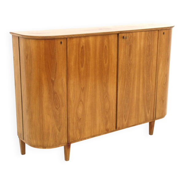 Enfilade scandinave en noyer, Swedish modern, Suède, 1940
