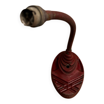 Art Deco lamp ERPE no 40 - Belgium 1930s/40s - Swan Neck Cast Iron