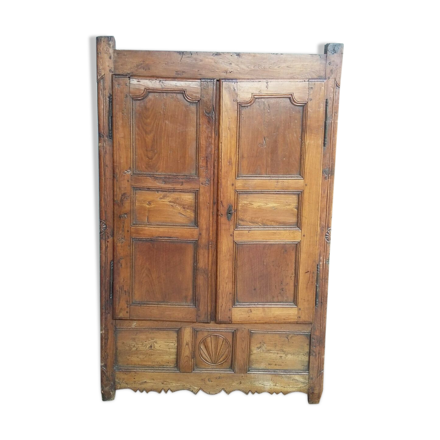 18th-century larch Savoyard wardrobe