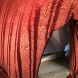Pair of vintage velvet armchairs from the 80s
