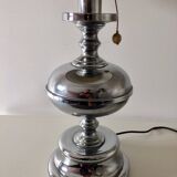 Large Mid-Century Italian Chrome Table Lamp, 1960s