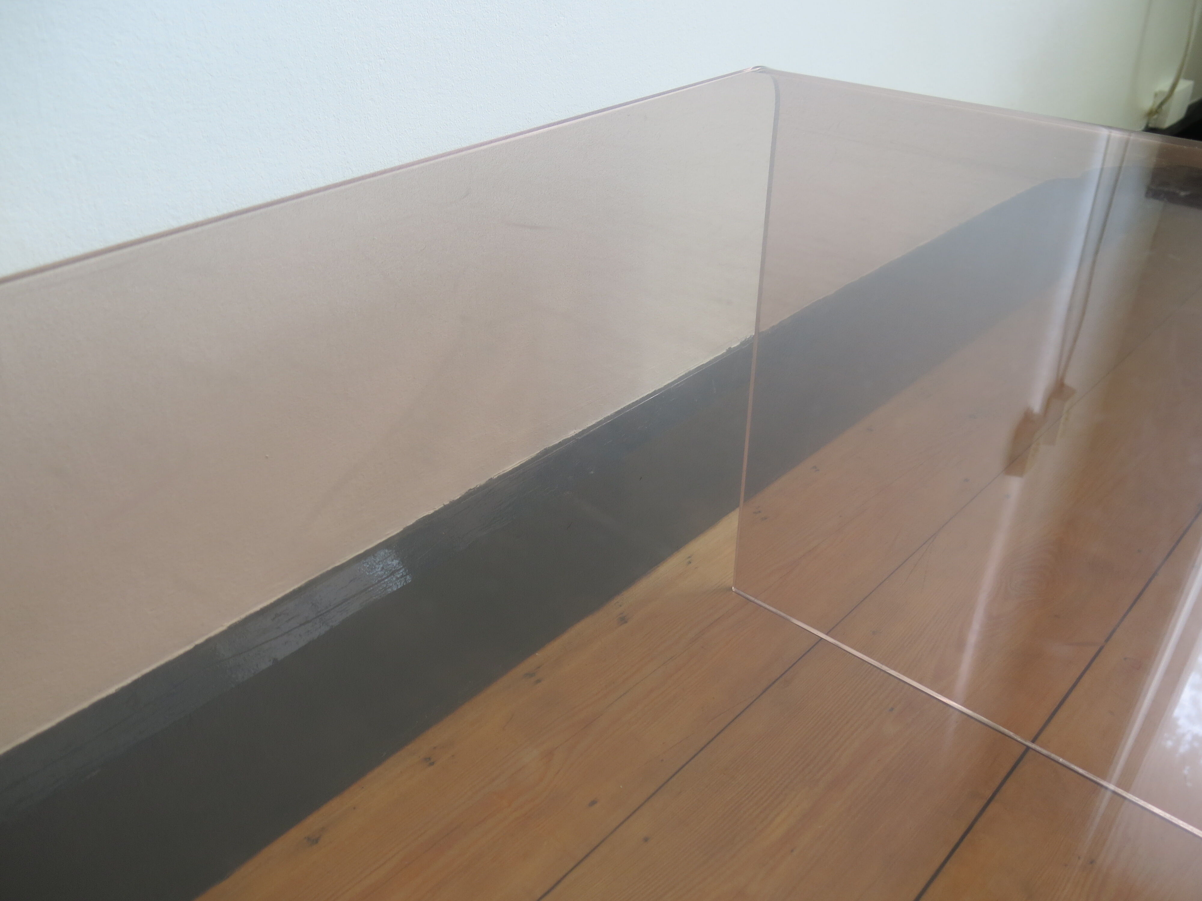 Plexi nesting tables by Michel Dumas