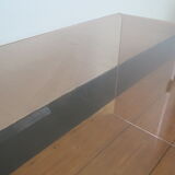 Plexi nesting tables by Michel Dumas