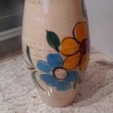 Ceramic vase floral motif Numbered
