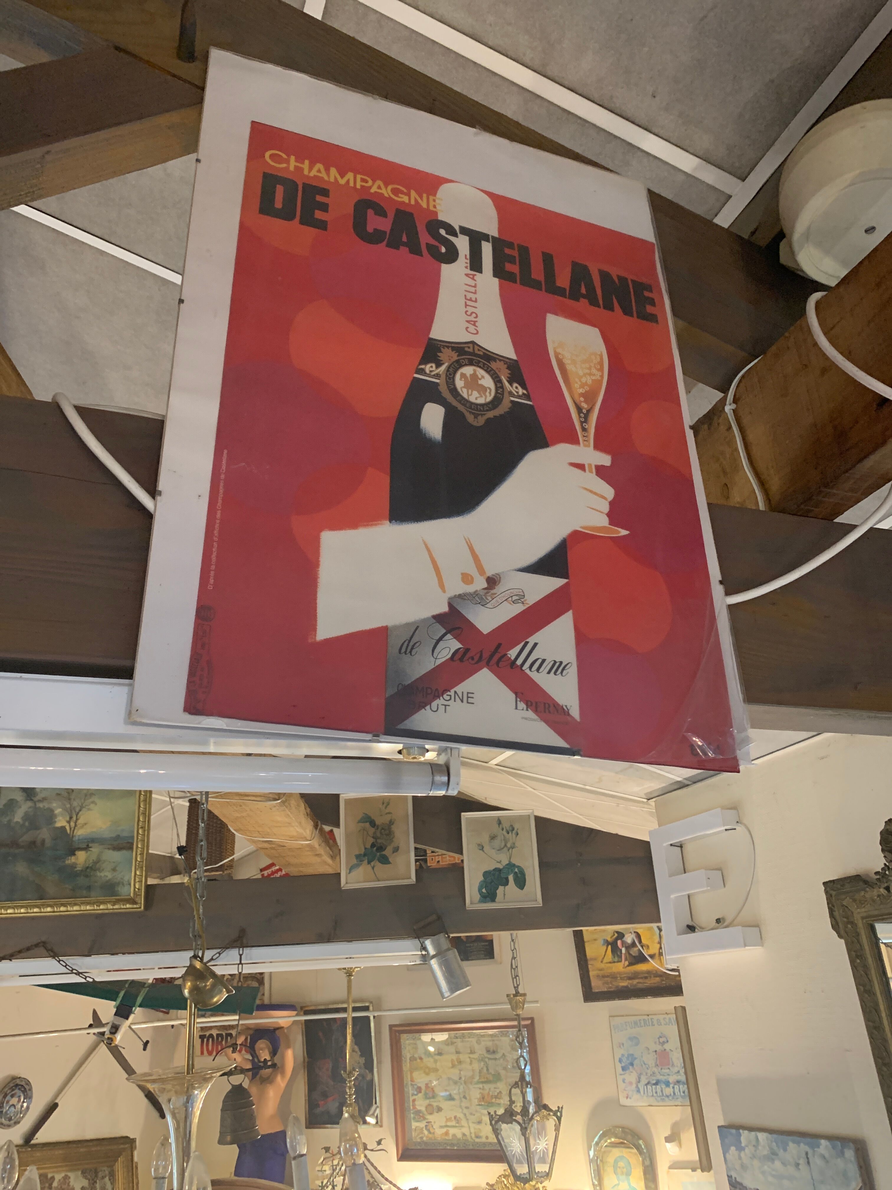 Castellane champagne advertising poster