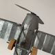 Vintage decorative metal airplane (can hang)