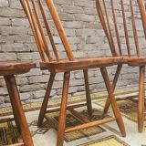 Set of 4 vintage Danish chairs 1970