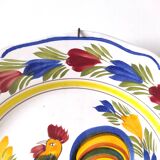 Henriot Quimper plate with rooster