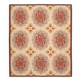Tapis Aubusson vintage fait main