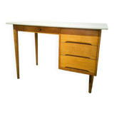 Scandinavian desk in vintage oak