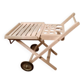 Desserte à roulette de jardin