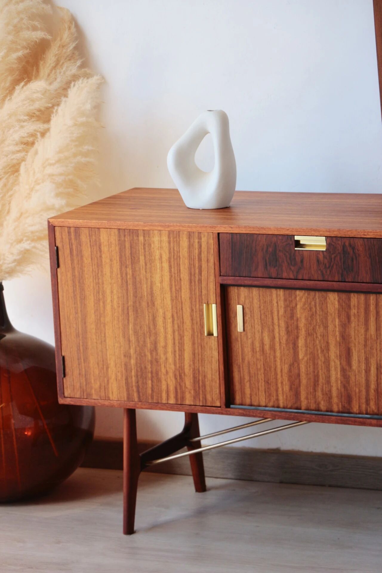 Buffet Herbert E Gibbs | Enfilade vintage mid-century
