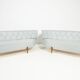 Spectacular Swedish Modern pair of sofas from Otto Schulz, 1940’s