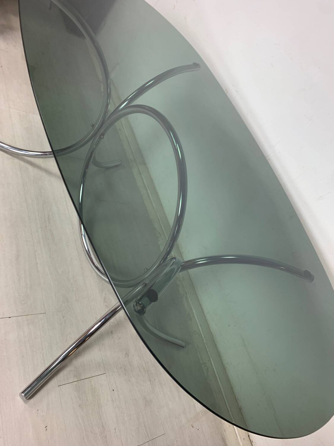 Glass steel table