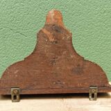 Console d'applique murale en acajou massif