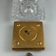 60s 70s ceiling lamp or wall lamp Germany Ice Glass Space Age Design