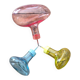 Lot de 3 patère Bubble, La petite Friture