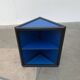 Vintage corner containers from the postmodern German profile system by Elmar Flötotto for Flötotto, set of 3.