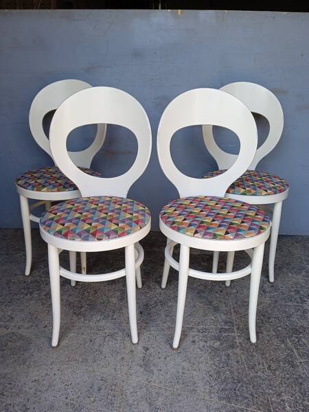 Baumann 4 chairs seagull vintage design