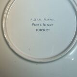 Set of 5 deep plates 21 cm in earthenware from MBFA Pornic model diff.