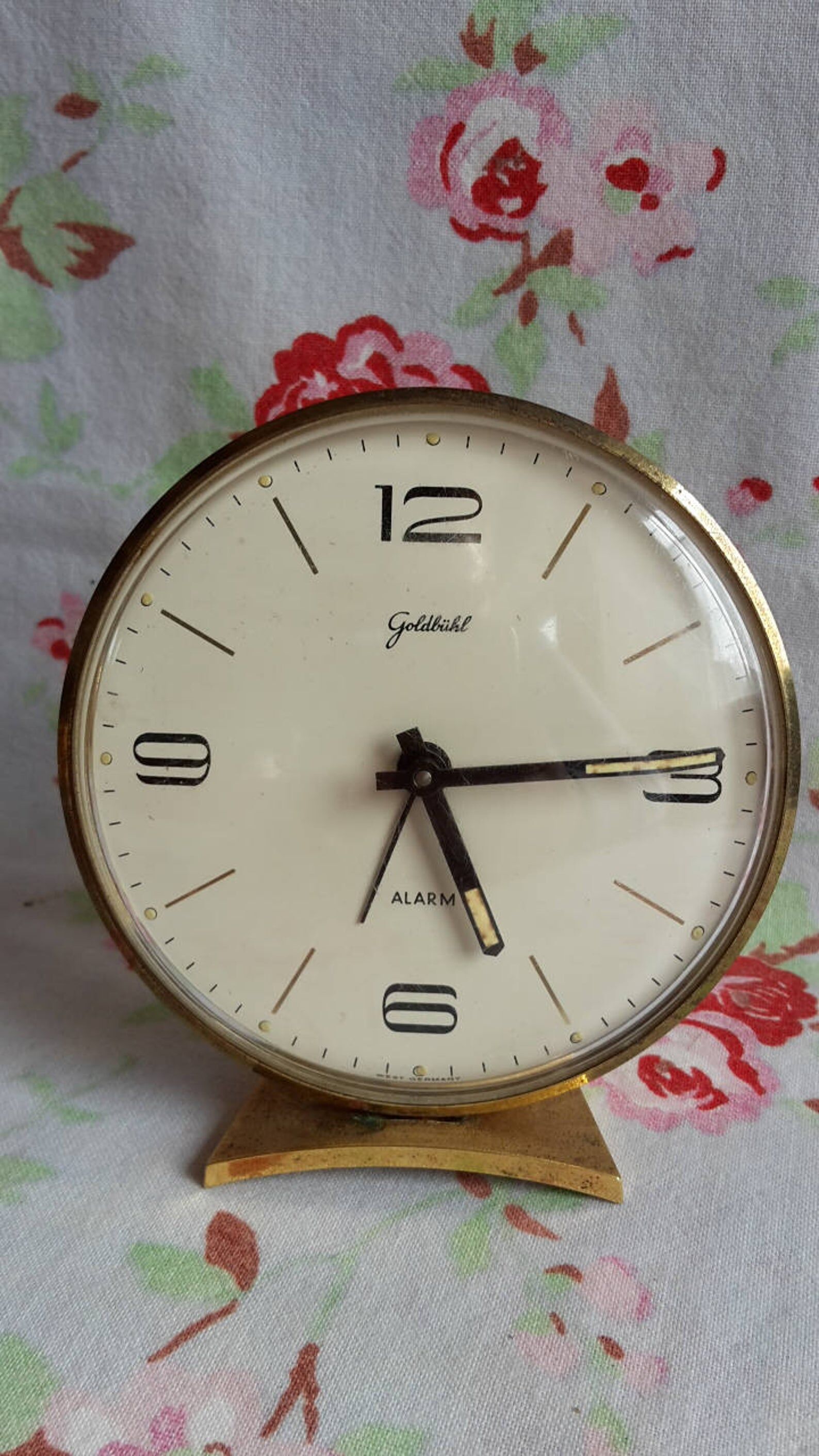 Former Goldbuhl clock Made in Vintage West Germany