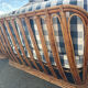 Vintage rattan lounge – sofa and two armchairs – 1960s/70s