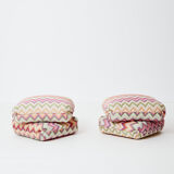 Pair of poufs