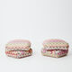 Paire de poufs 1970