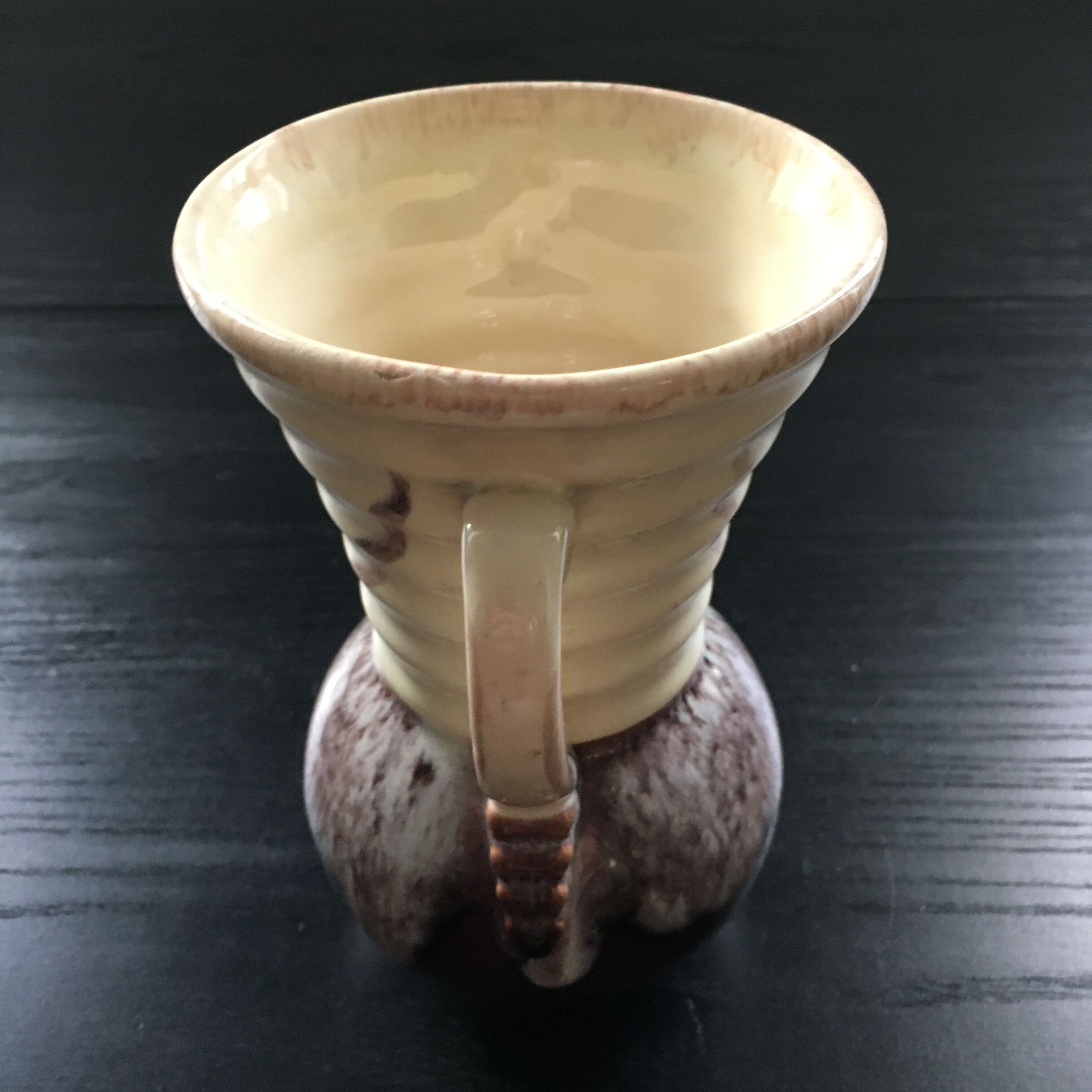 Two-tone art deco vase