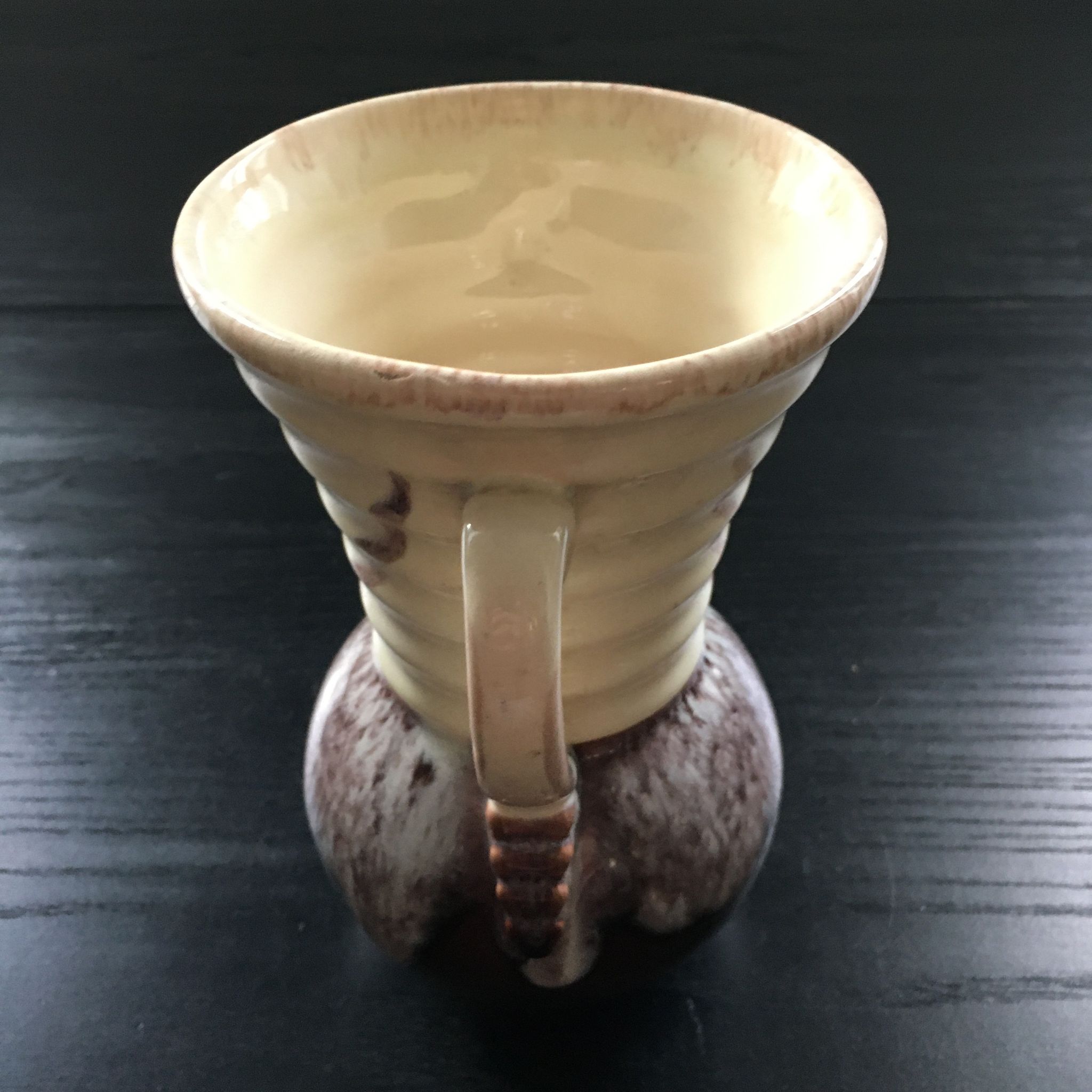 Two-tone art deco vase