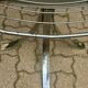 Set of 4 vintage swivel chairs in chrome metal – 1970s Ensem