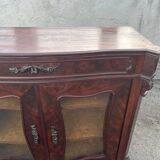 Napoleon III style mahogany display cabinet