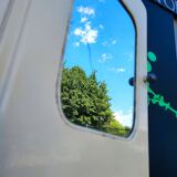 Metal medicine cabinet mirror