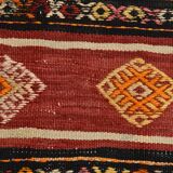 6x11 Turkish Vintage Kilim Rug, 186x342Cm