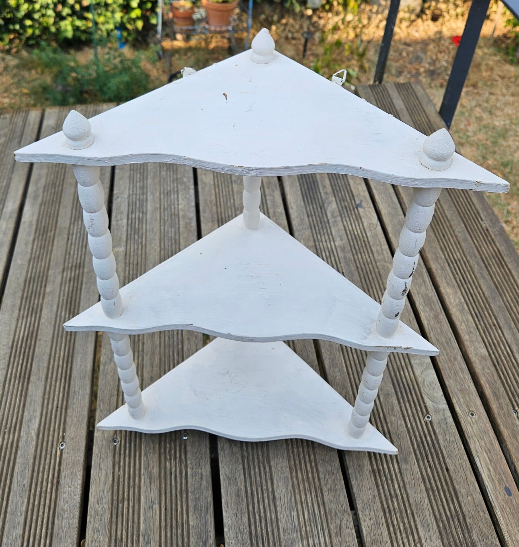 Etagere bobine d'angle 50's
